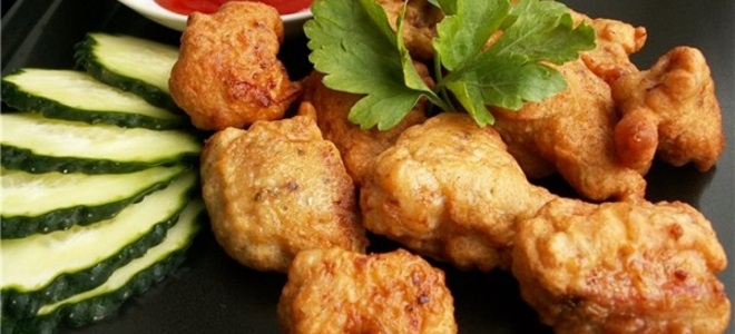 куриное филе в пивном кляре