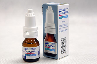 Назальные капли "Санорин" Назальные капли