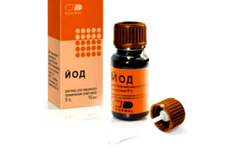 Йод – мощный обеззараживающий препарат, его можно использовать для ингаляций, полосканий Йод для полоскания
