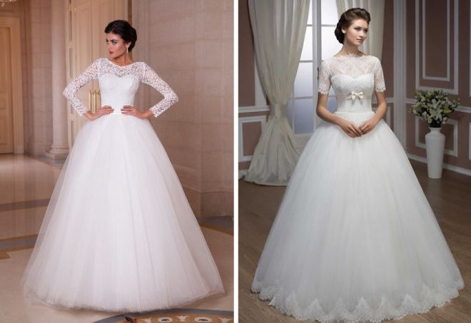 свадебные платья с рукавами 10