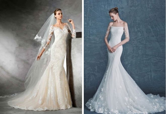 свадебные платья с рукавами 18