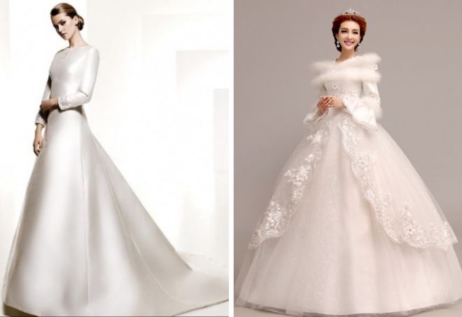 свадебные платья с рукавами 22
