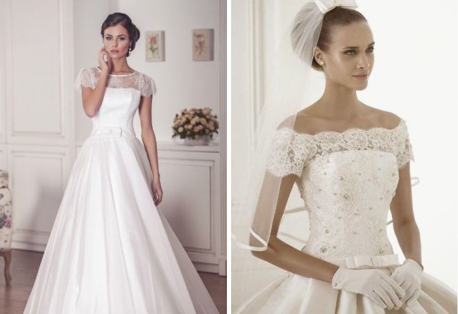 свадебные платья с рукавами 3