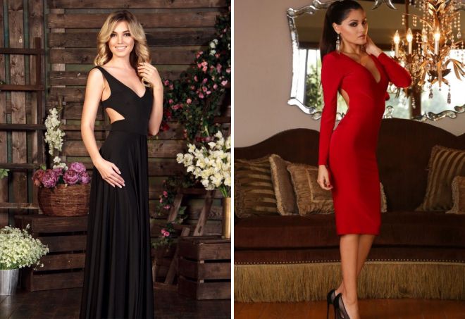 самые красивые платья с открытой спиной